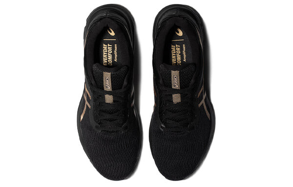 Кроссовки гель пульс 11 золотистый Asics, черный — фото 3