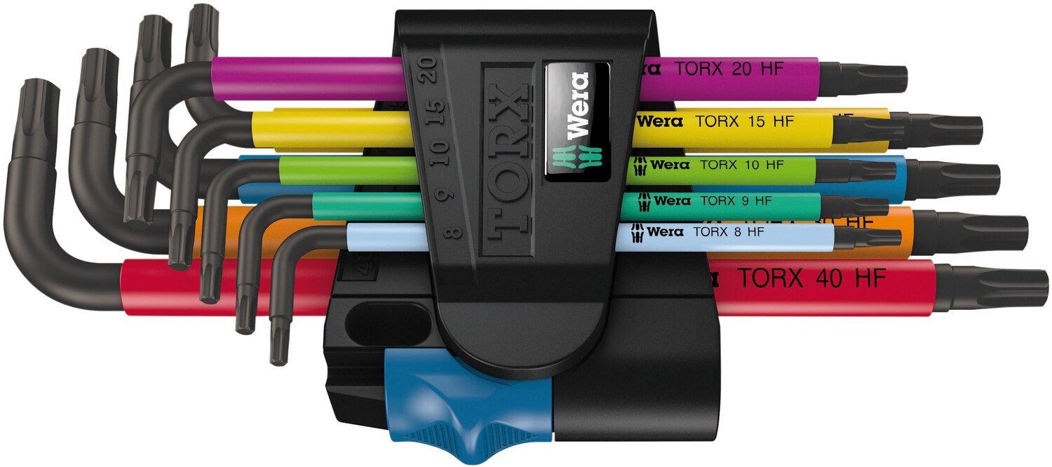 

967/9 TX HF 1 Набор ключей Torx с L-образным ключом Wera