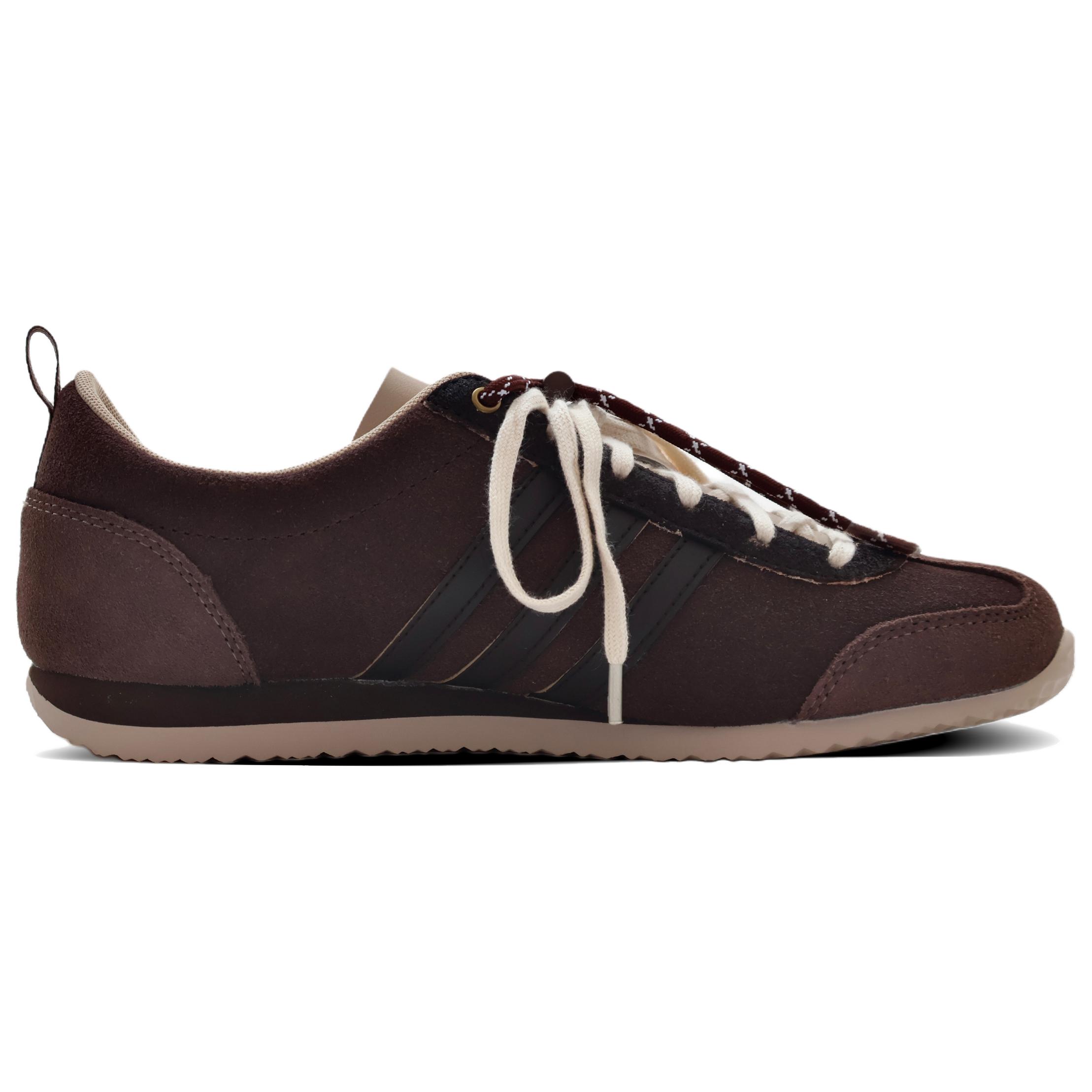 Adidas VS JOG 2.0 устойчивые к истиранию, легкие и дышащие низкие кроссовки German Army Trainers Unisex бежево-коричневые — фото 4