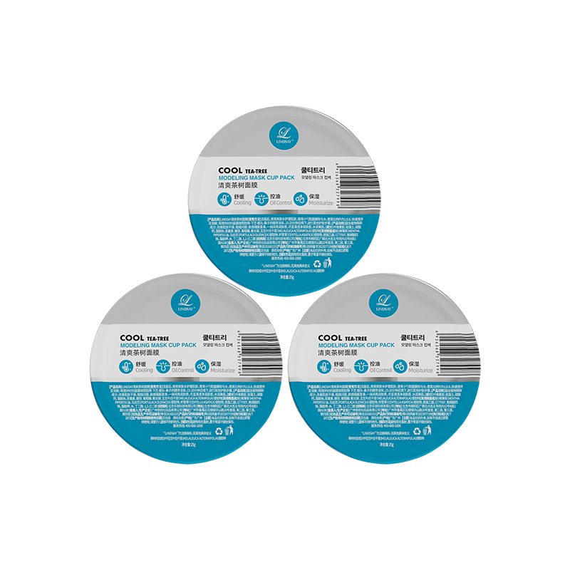 

Образцы чайного дерева с мягкой пленкой, успокаивающая, увлажняющая, контролирующая жирность, 25 г LINDSAY