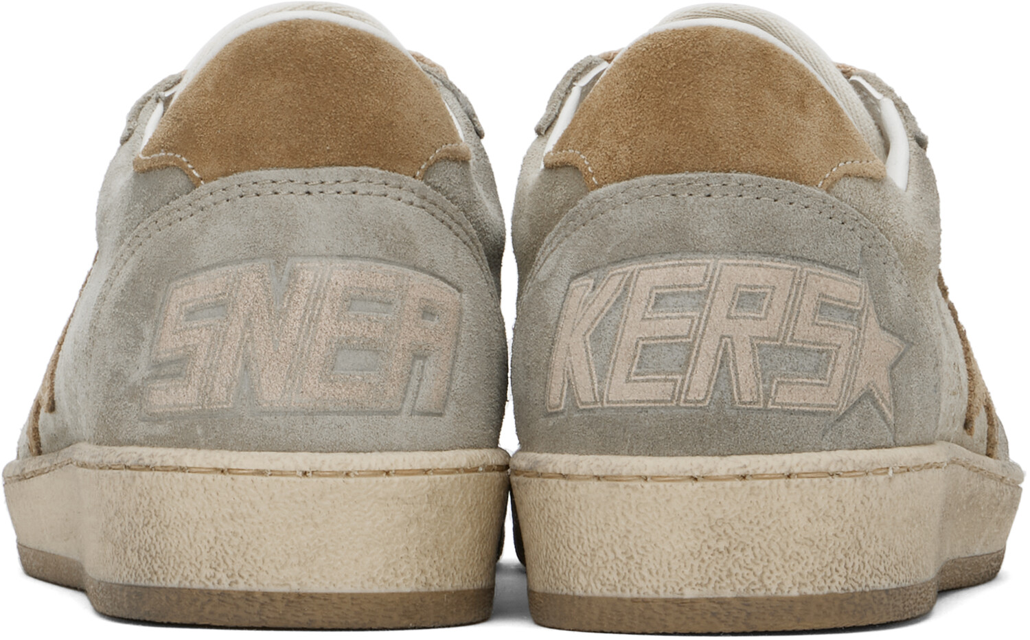 Кроссовки Ball Star из замши Taupe Tonal Golden Goose — фото 2