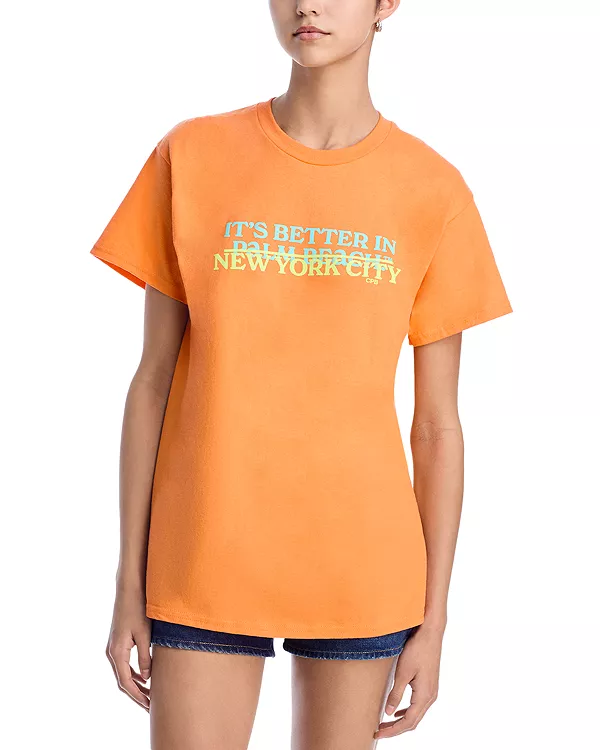 

Футболка «В Нью-Йорке лучше» Coniglio Palm Beach, мультиколор