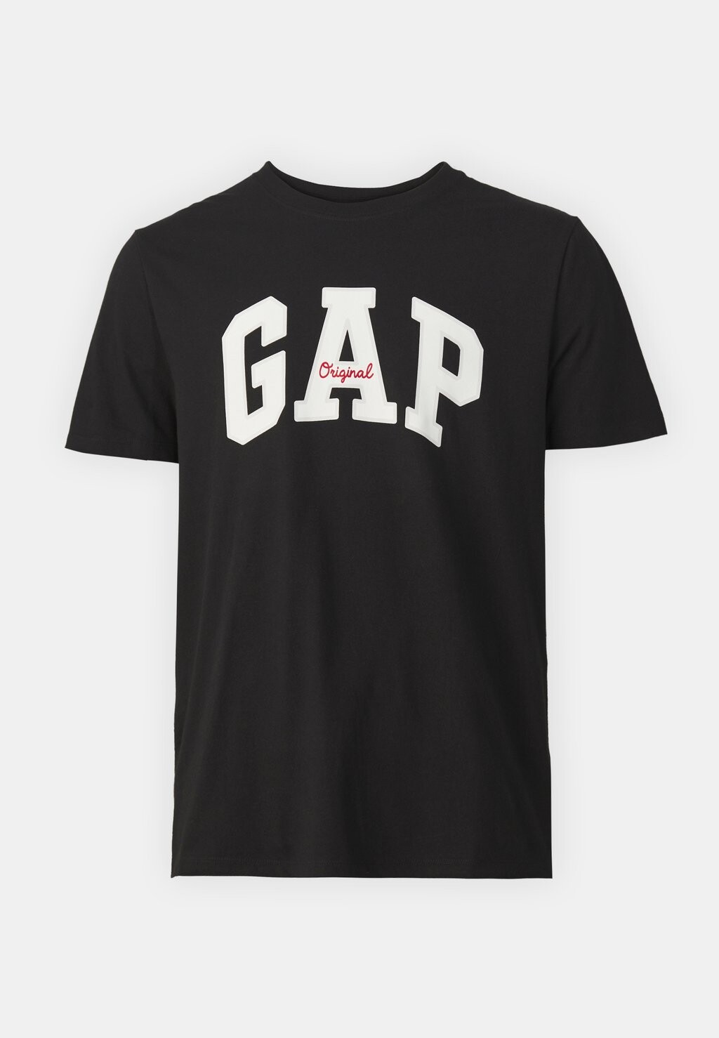 Футболка мужская Gap с принтом логотипа, черный — фото 3