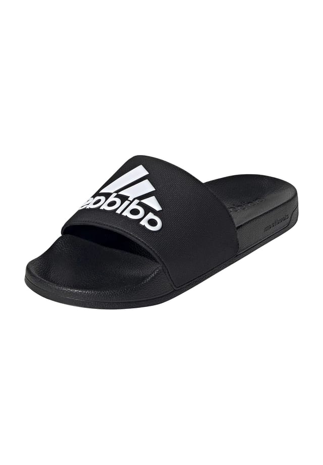 

Туфли для купания "shower adilette" стелька с логотипом и принтом Adidas, черный