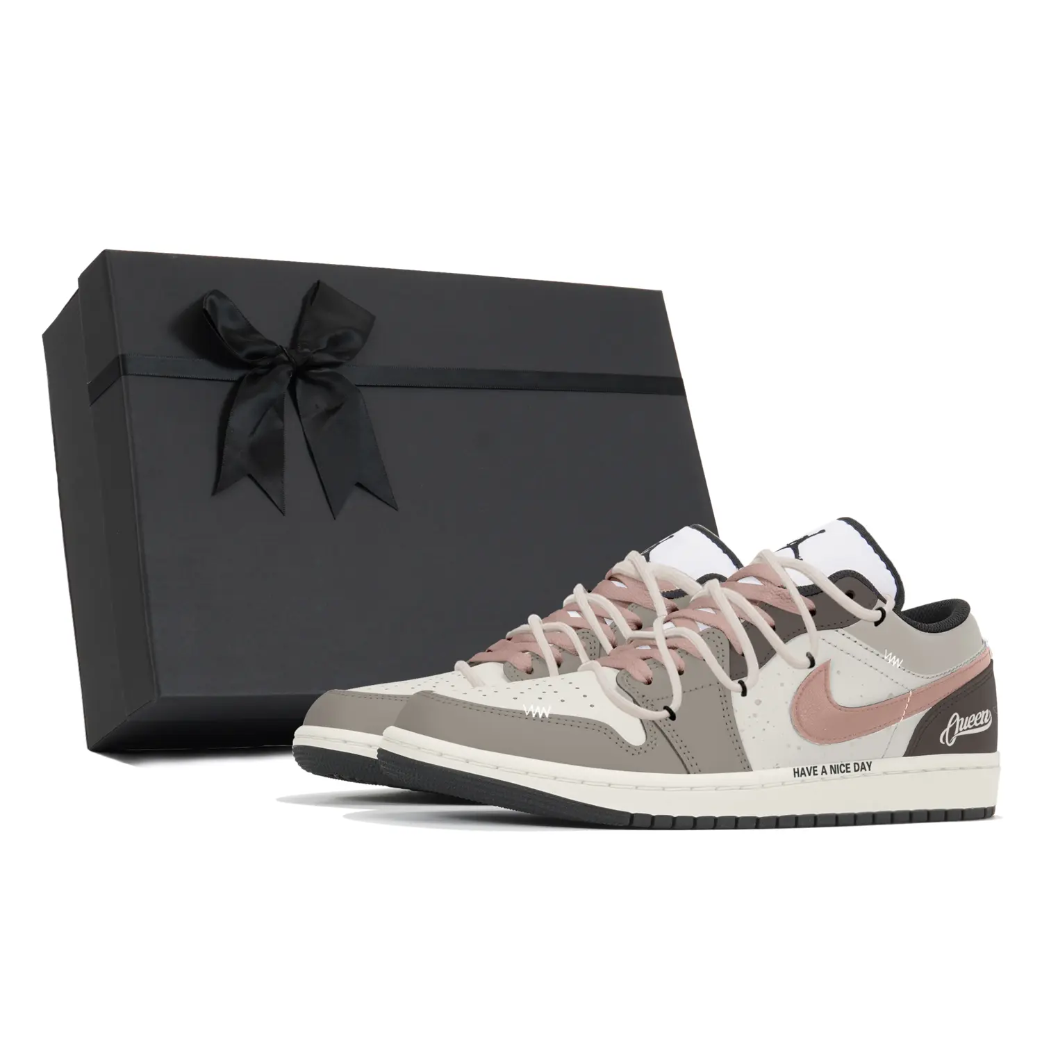 

Air 1 Износостойкие Противоскользящие Низкие Винтажные Баскетбольные Кроссовки Мужские Светло-коричневые Jordan