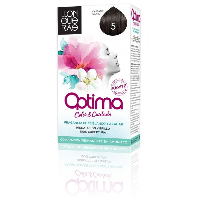 

Краска для волос Tintes Optima Llongueras, 5. Castaño Claro