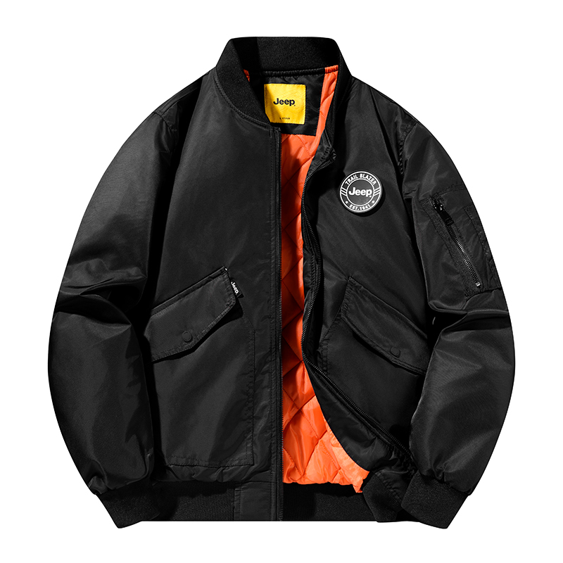 

Куртка Lifestyle Unisex с воротником-стойкой утолщенная Jeep, черный