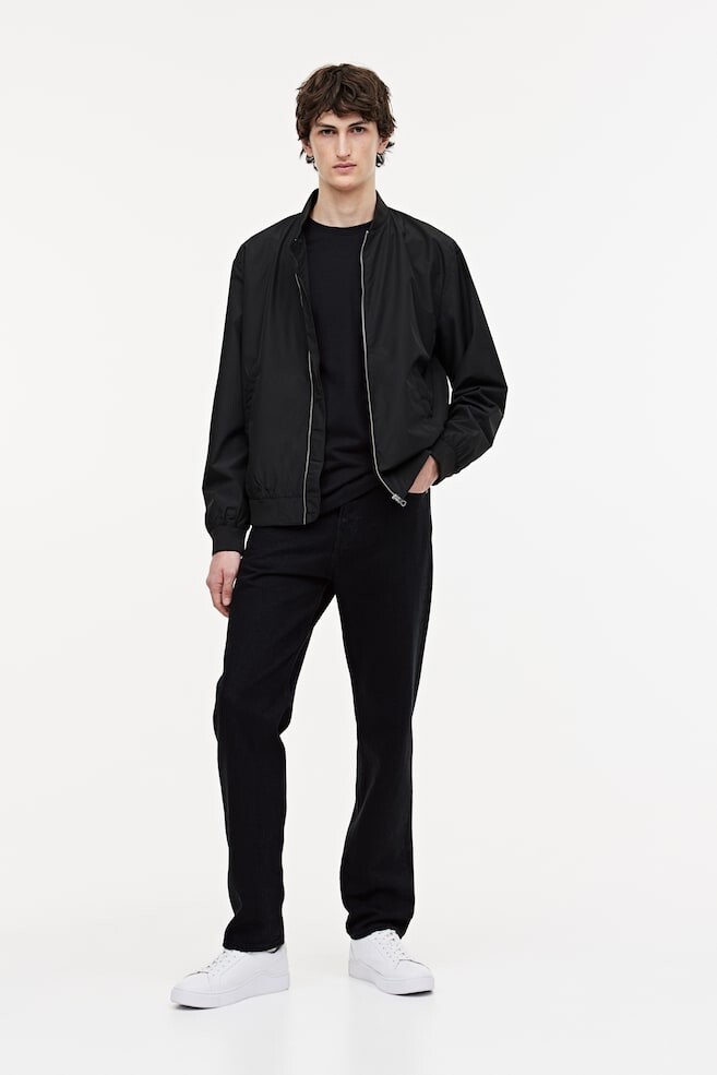 

Рубашка из джерси Thermolite стандартного кроя H&M, черный