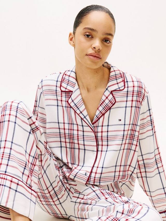Подарочный набор: фланелевая пижама и тапочки Essential Tommy Hilfiger, Multi — фото 3