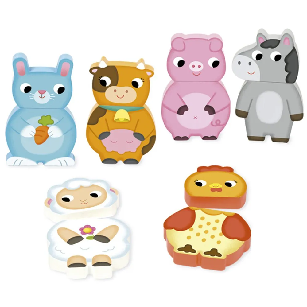 

Ферма магнитных головоломок Goula со сменными элементами, золотой