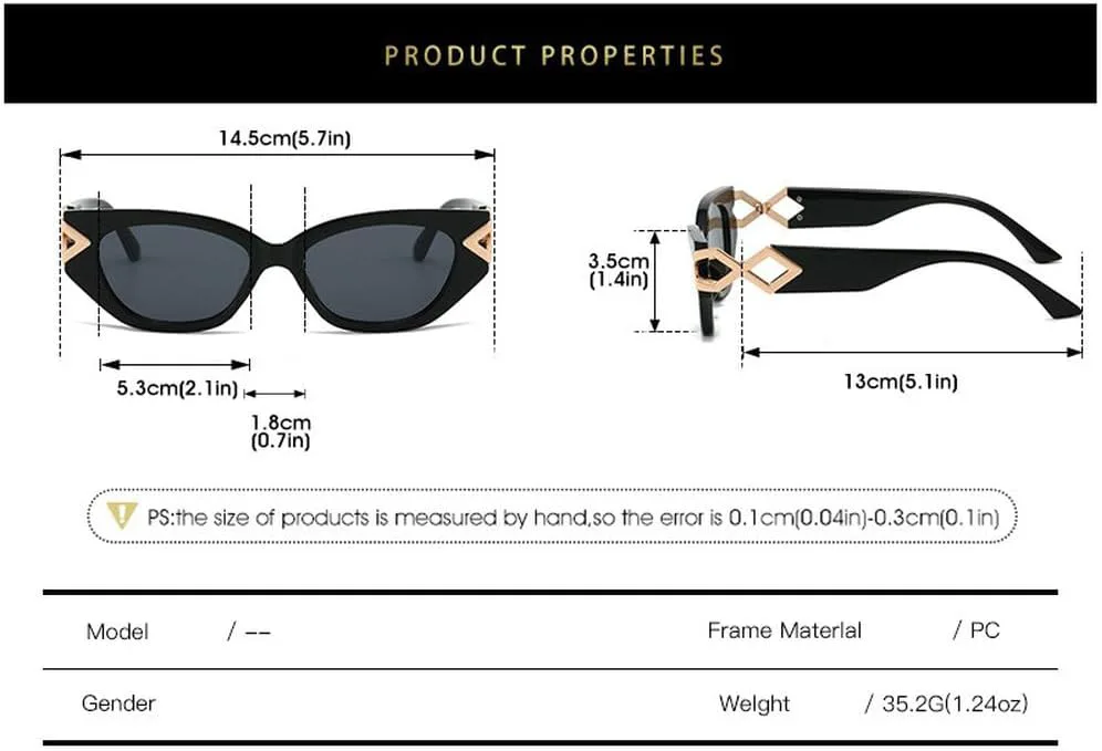 

Модные солнцезащитные очки «кошачий глаз» для женщин и мужчин, с градиентными линзами, оправой и роскошным золотым декором, защита от ультрафиолета UV400 HVTVTLA, C3