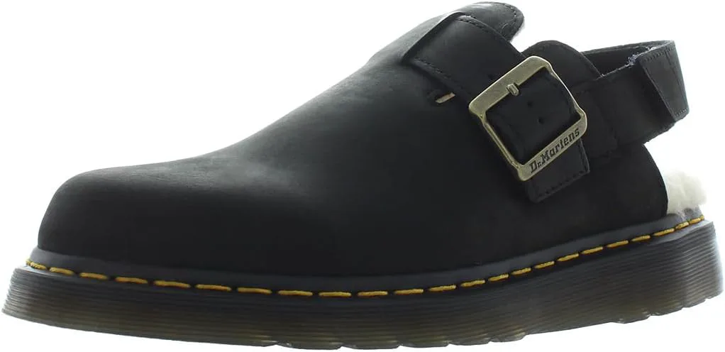 Мужские мюли Dr. Martens Jorge II из замши с открытой пяткой, черный