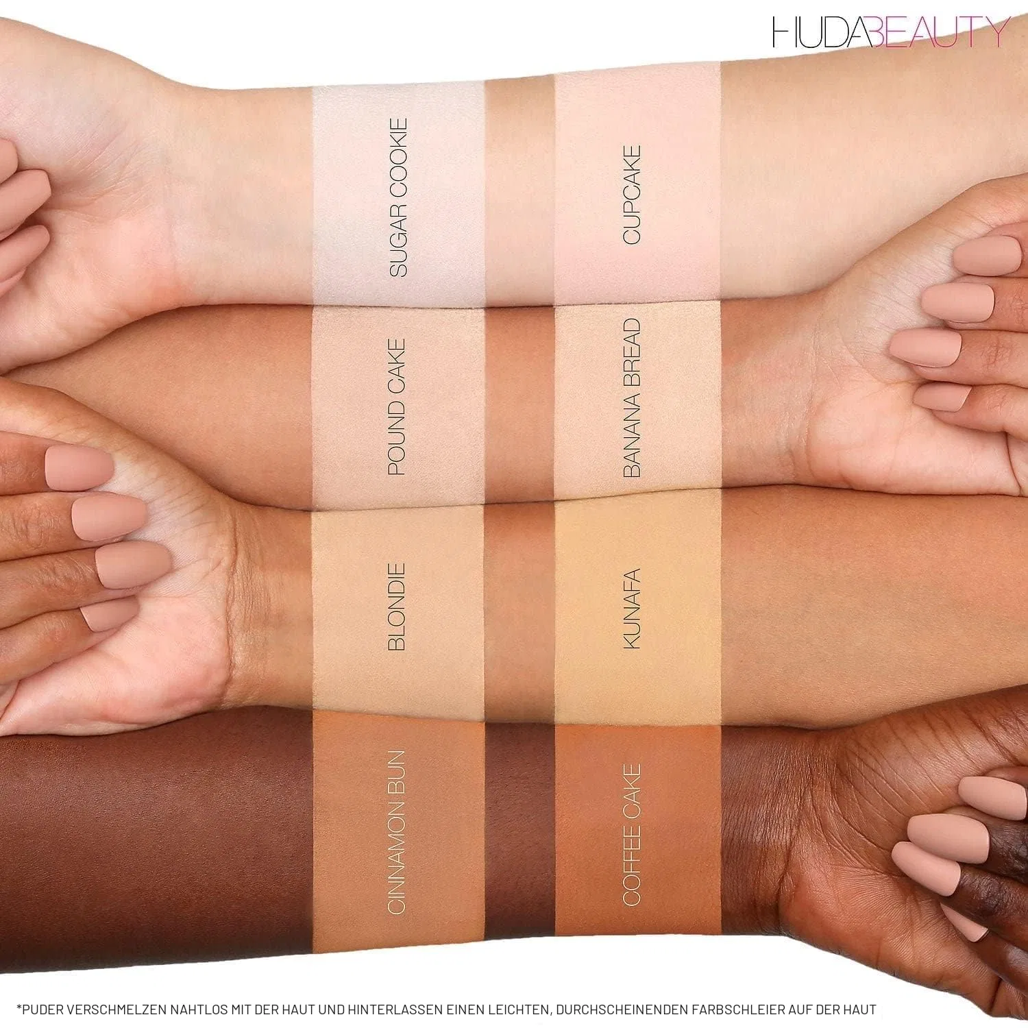 Рассыпчатая пудра для закрепления макияжа «Easy Bake» от Huda Beauty Huda — фото 2