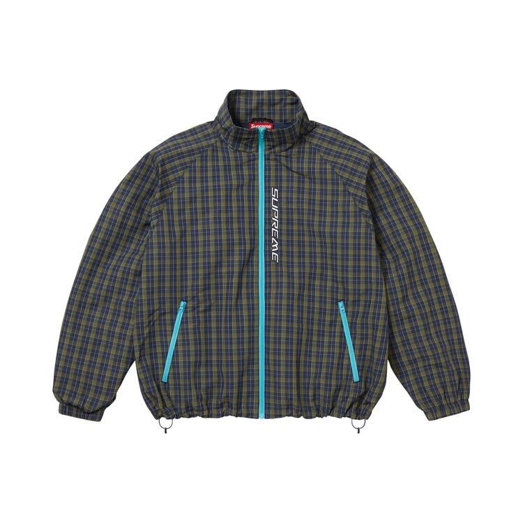 

Спортивная куртка Supreme Plaid Track Jacket, Navy