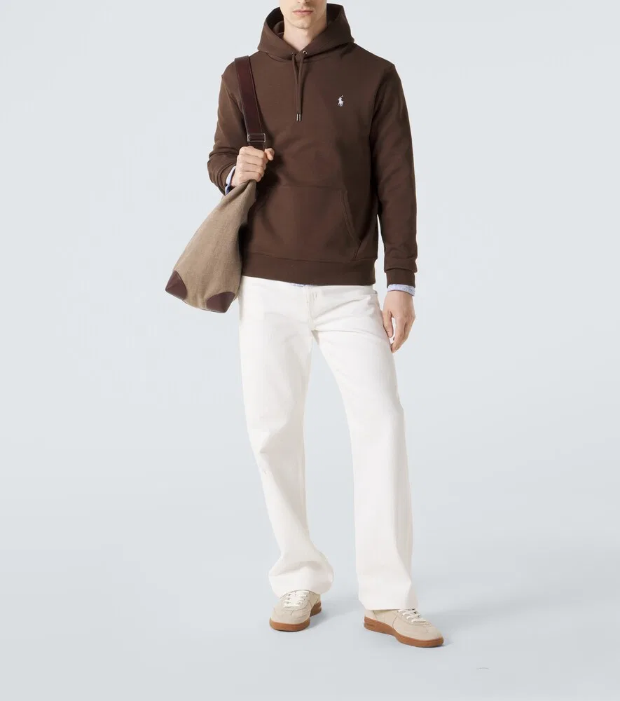 Толстовка из смесового хлопка Polo Ralph Lauren, коричневый — фото 2