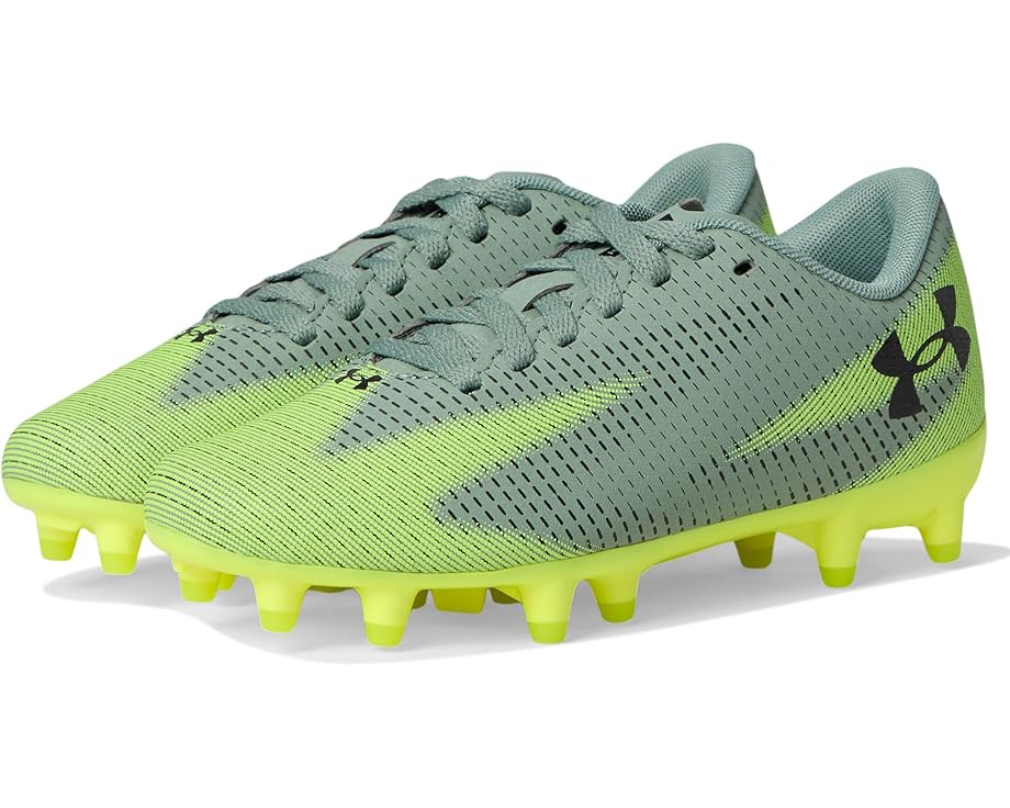 

Кроссовки Under Armour Kids Shadow Select 3 Jr. Soccer Cleats, цвет Silica Green/High Vis Yellow/Black
