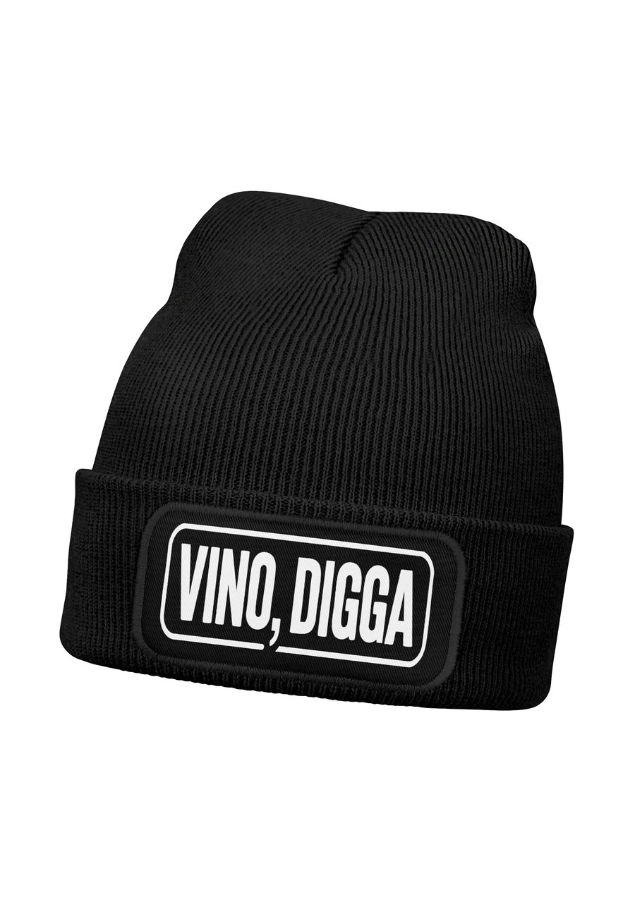 

Шапка MoonWorks VINO DIGGA SPRUCH AUFDRUCK LUSTIG, Schwarz/Black