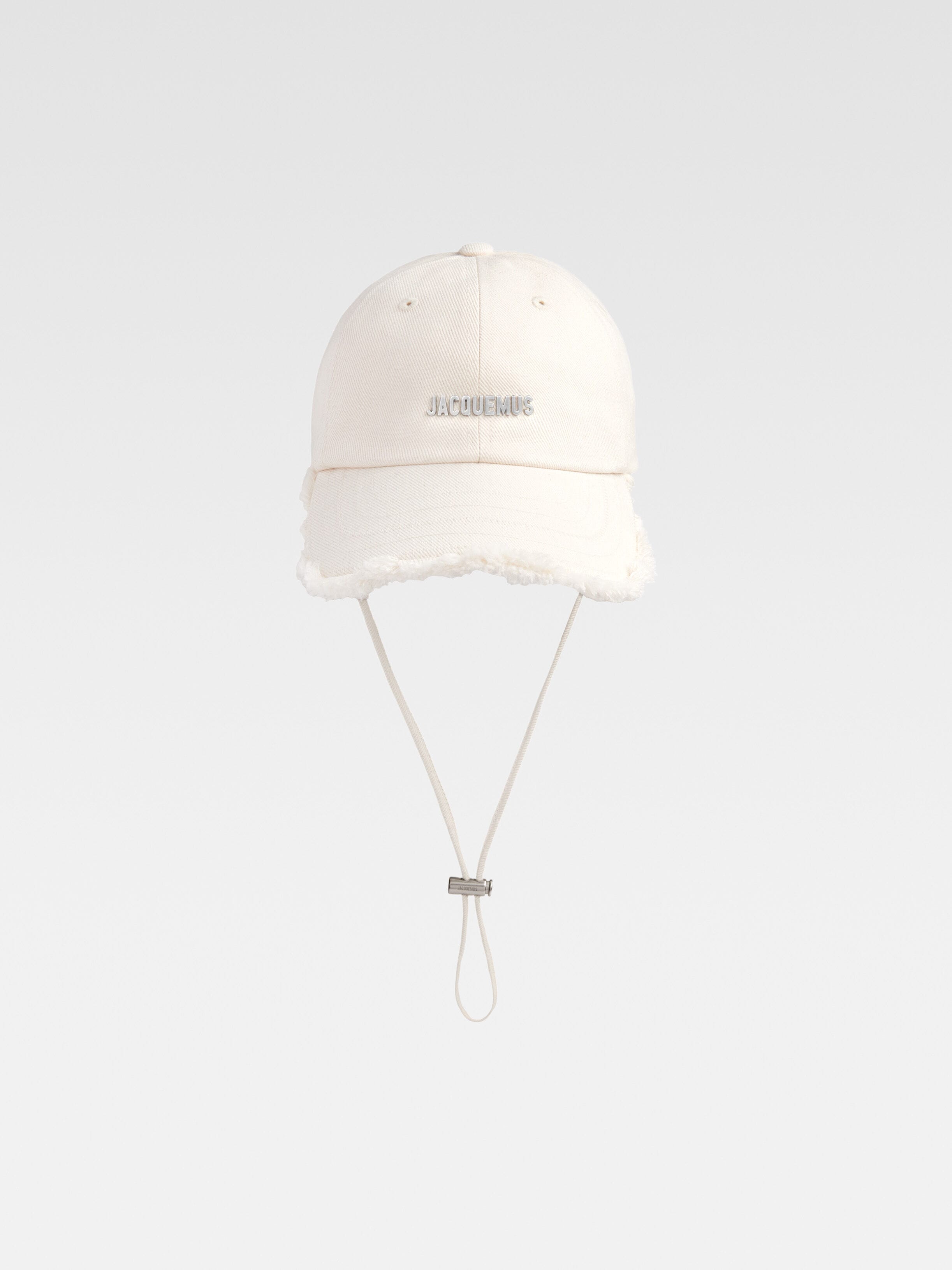 

Бейсболка с бахромой JACQUEMUS The Artichaut cap, белый