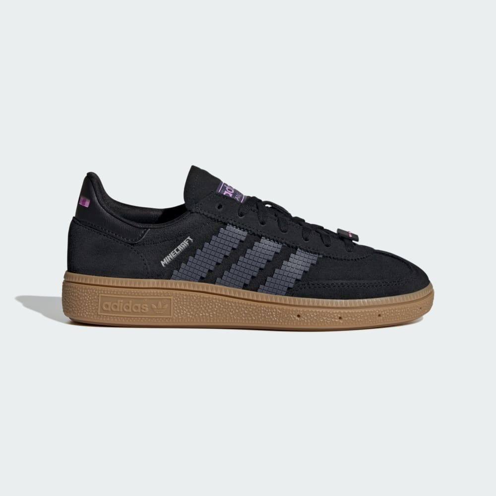 

Кроссовки Adidas Handball Spezial x Minecraft Shoes Kids, цвет Core Black/Grey/Gum