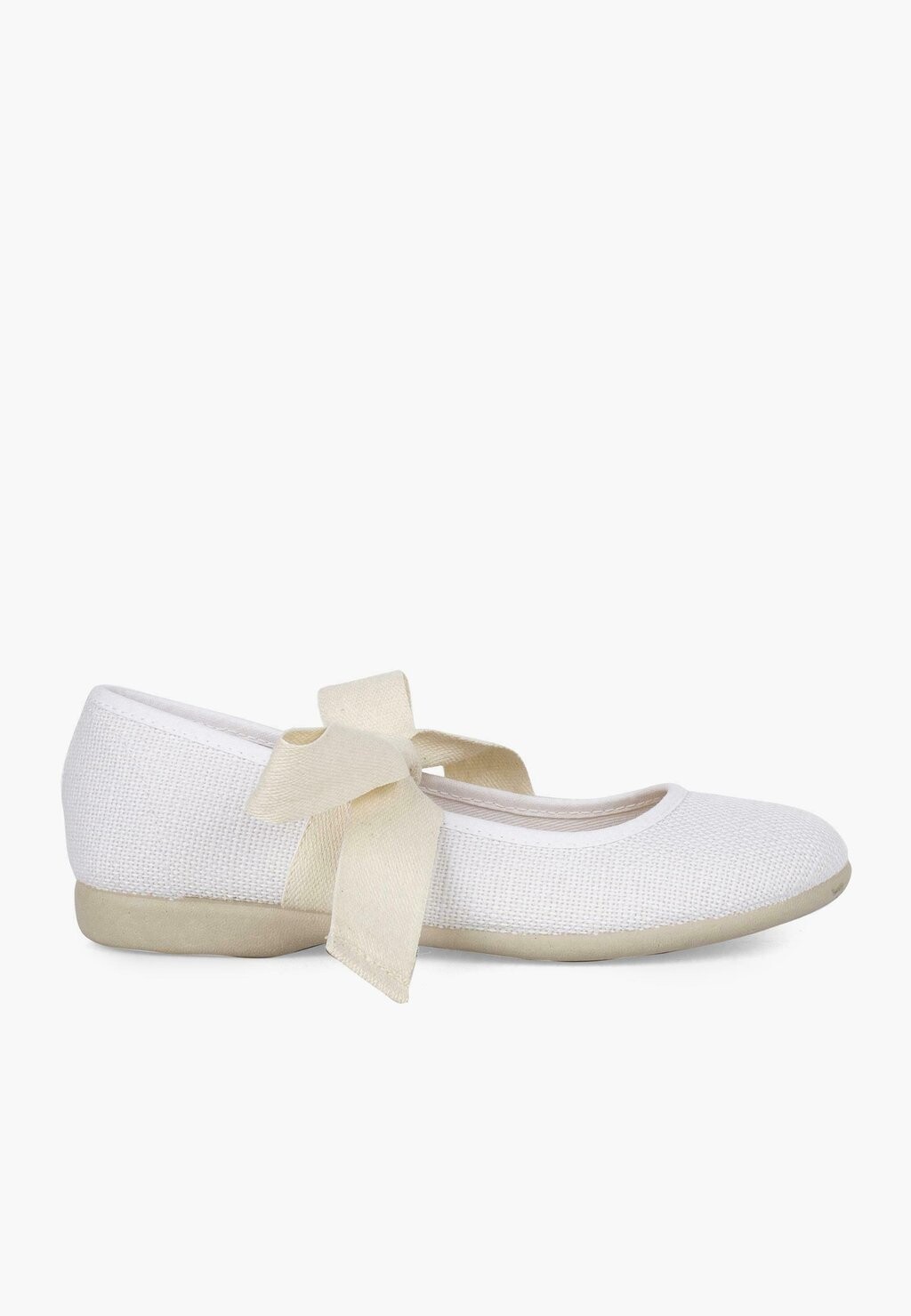 

Балетки MERCEDITA LINO CON LAZO CRUDO Pisamonas, цвет blanco