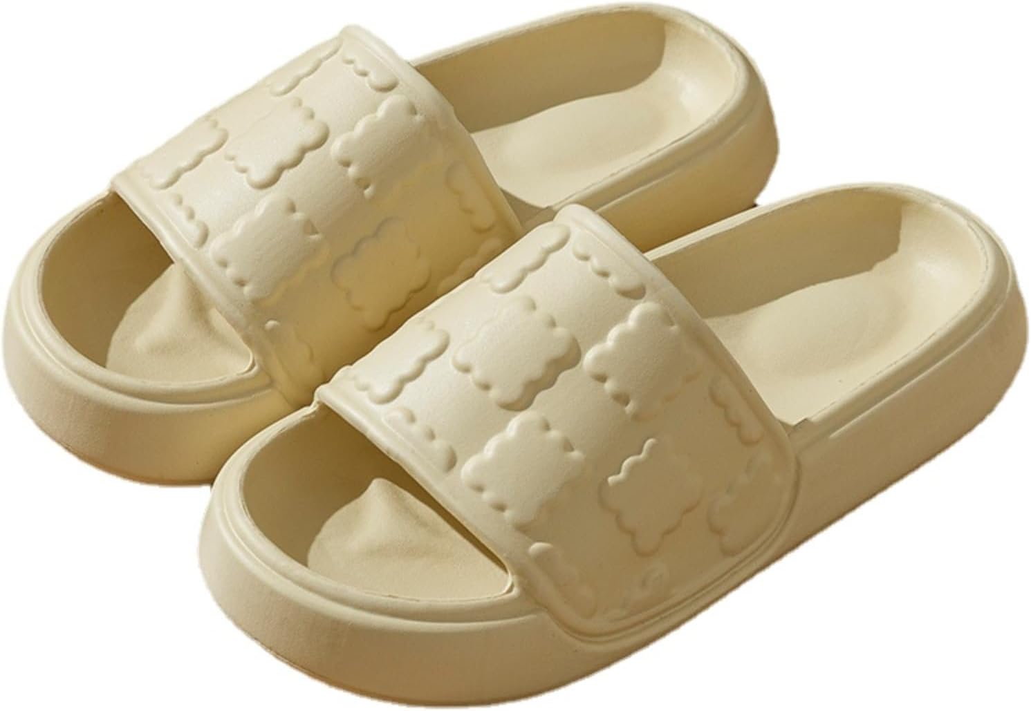 

Домашние тапочки для женщин и мужчин, летние тапочки для ванной, тапочки с толстой подошвой, противоскользящие, для душа, пляжные сандалии, летняя обувь, тапочки для душа Iwhgrmp, Apricot