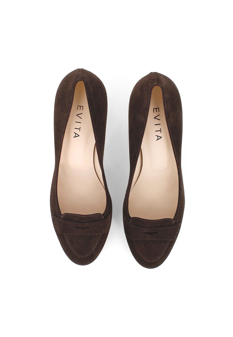 Туфли на высоком каблуке EVITA Pumps Bianca, темно-коричневый — фото 3