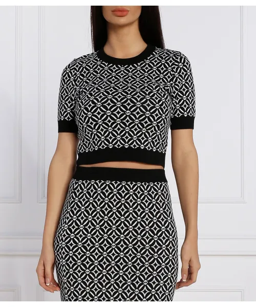 

Блуза Cropped fit Michael Kors, черный