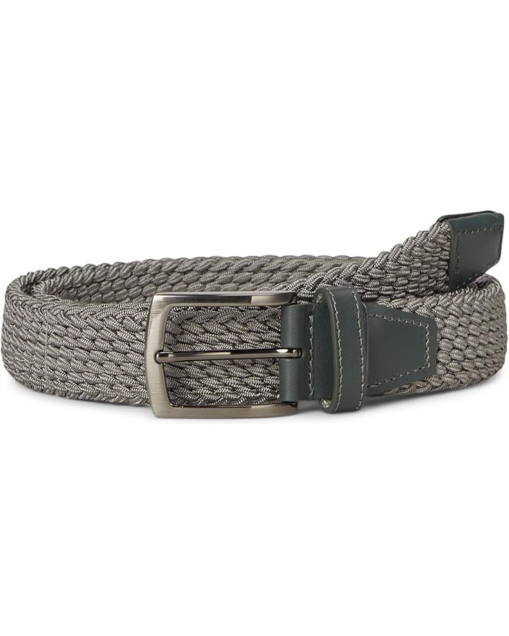 

Ремень Johnston & Murphy Woven Stretch-knit Belt, цвет Gray Woven Knit