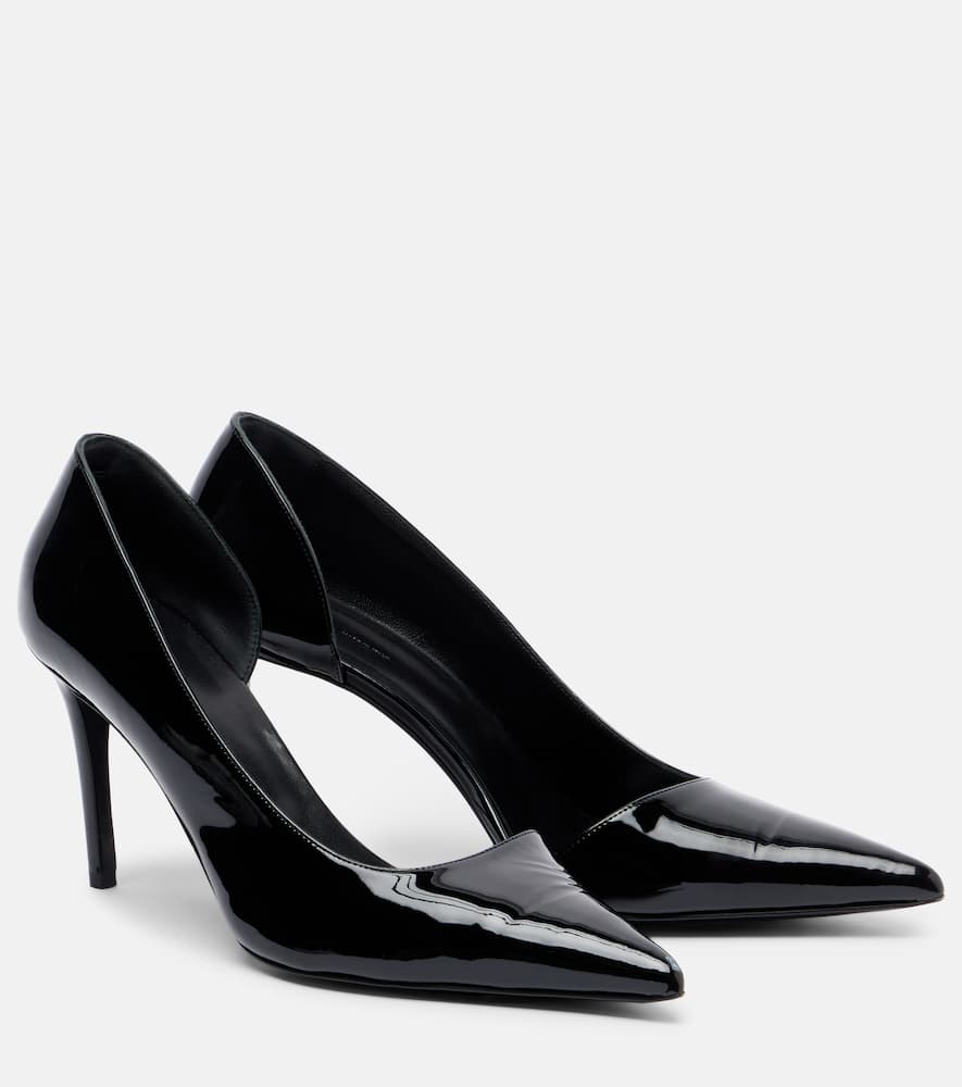 Туфли-лодочки Jett D'Orsay 85 из лаковой кожи Khaite, Black