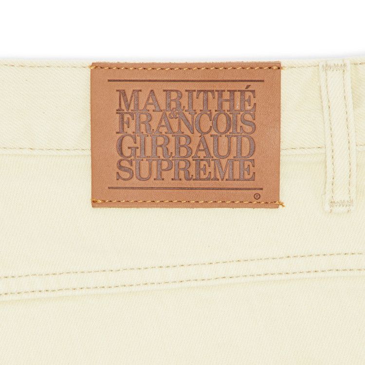Джинсы Supreme x Martithé + François Girbaud X-Seam Baggy Jean, Pale Yellow — фото 3