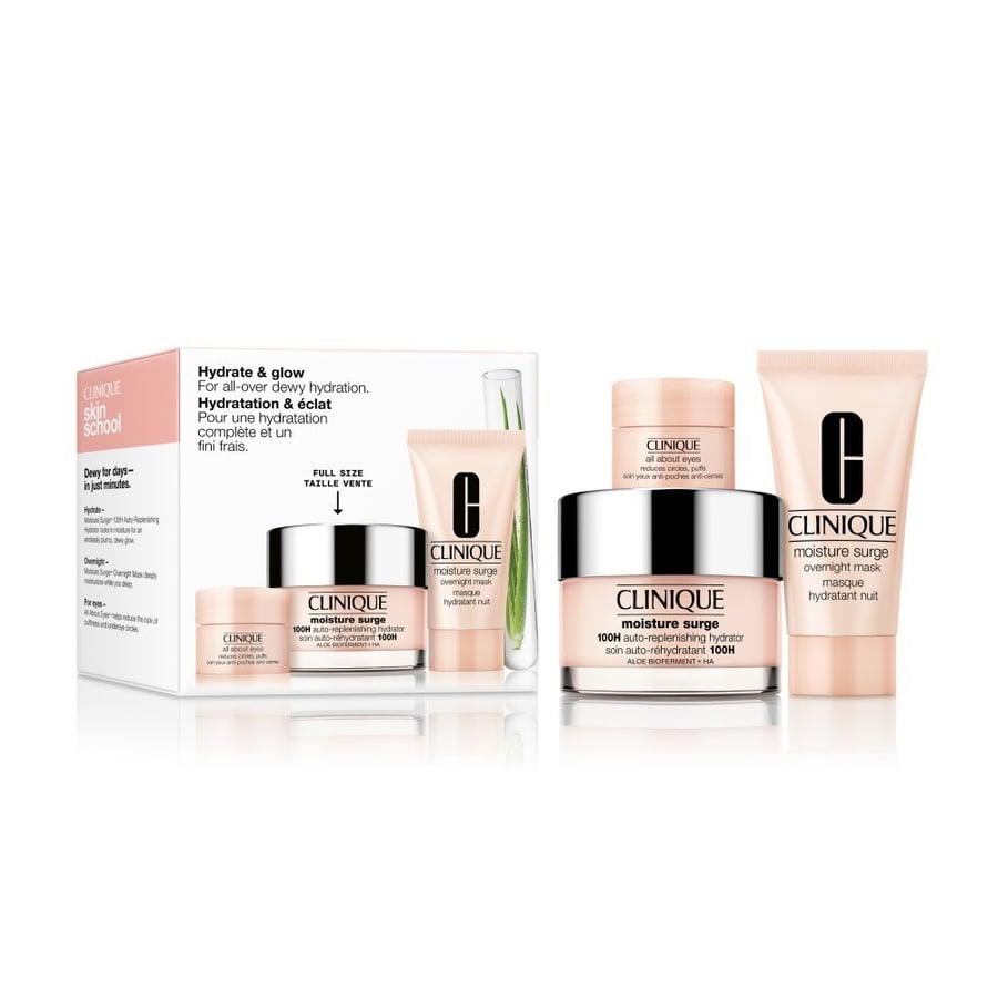 

Clinique, косметический набор Hydrate + Glow, 3 шт.