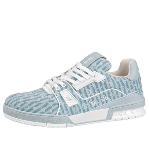 

Кроссовки lv trainers 'blue stripes' Louis Vuitton, белый