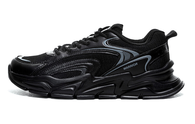 

Кроссовки WARRIOR Casual Shoes Men Low-Top Black, Черный, Кроссовки WARRIOR Casual Shoes Men Low-Top Black