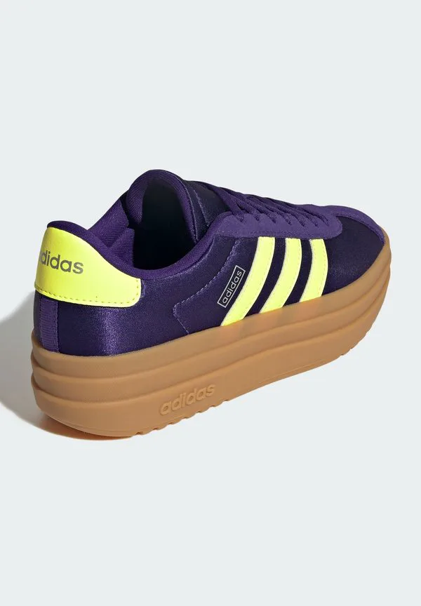 Vl court bold jq1875 унисекс кроссовки для ходьбы bliss Adidas Performance, Collegiate Purple Hi Res Yellow Silver Metallic — фото 4