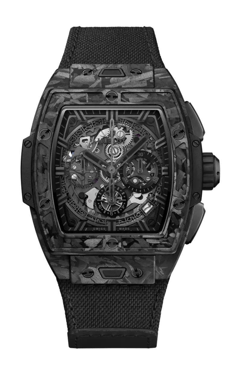 

Spirit of big bang frosted carbon 42 мм - 642.qk.0110.nr HUBLOT