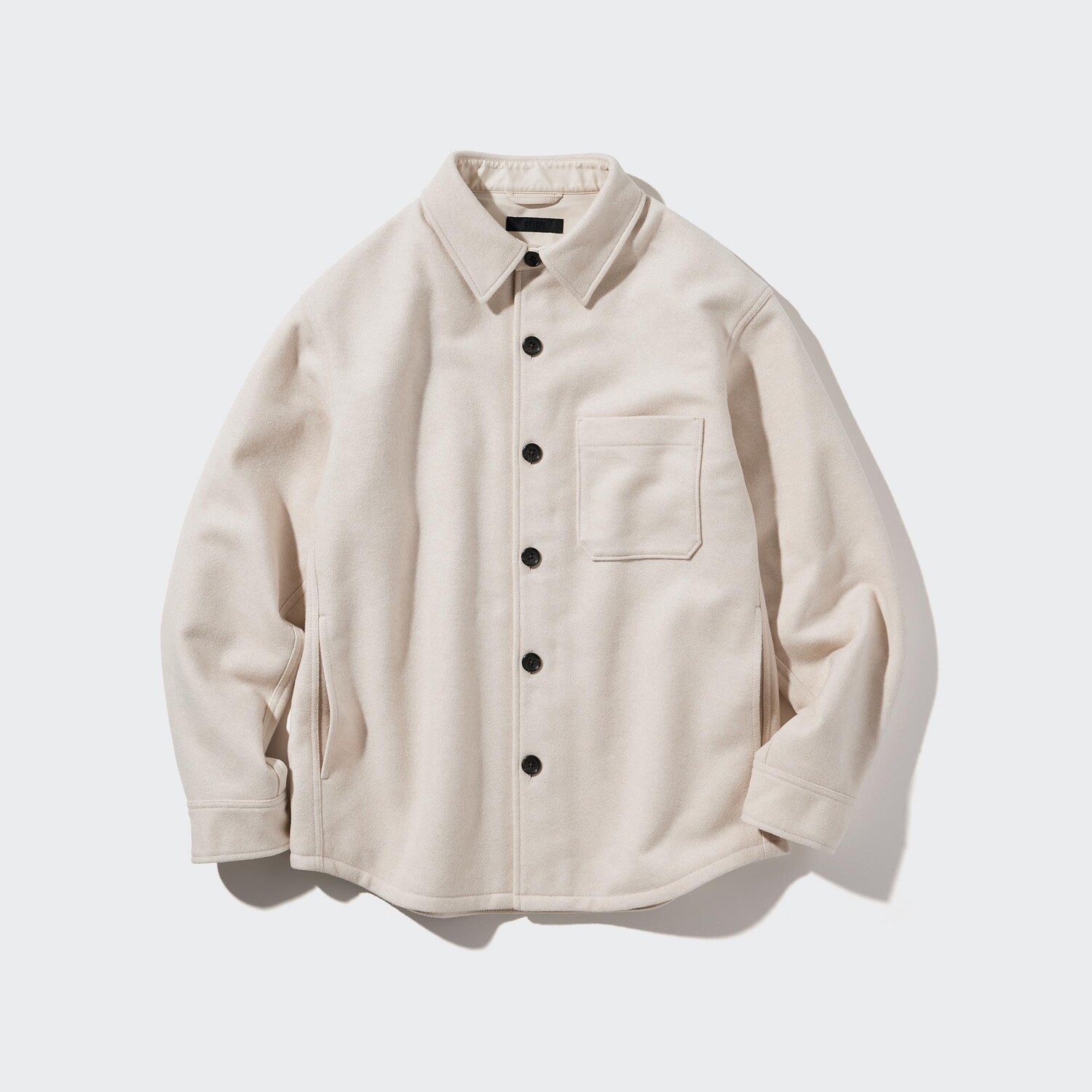 

Куртка-рубашка Unisex Uniqlo Overshirt Jacket, 01 молочно-белый