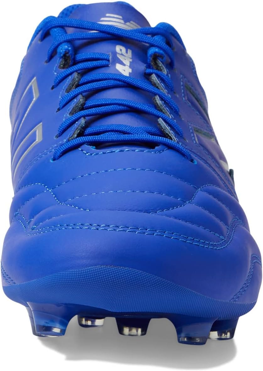 Футбольные бутсы New Balance Men's 442 V2 Team FG, сине-белый — фото 4