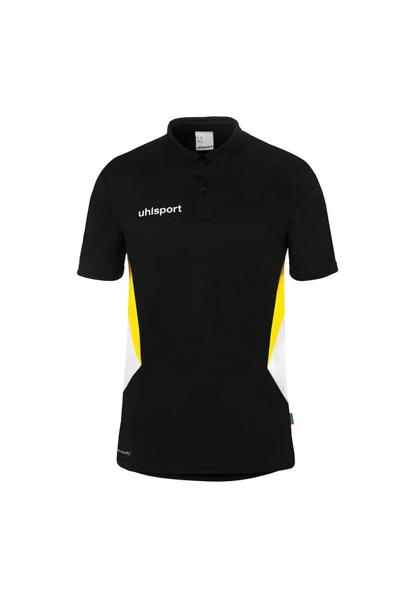 Рубашка поло polo equipe 29 Uhlsport, Schwarz Weiß Limonengelb