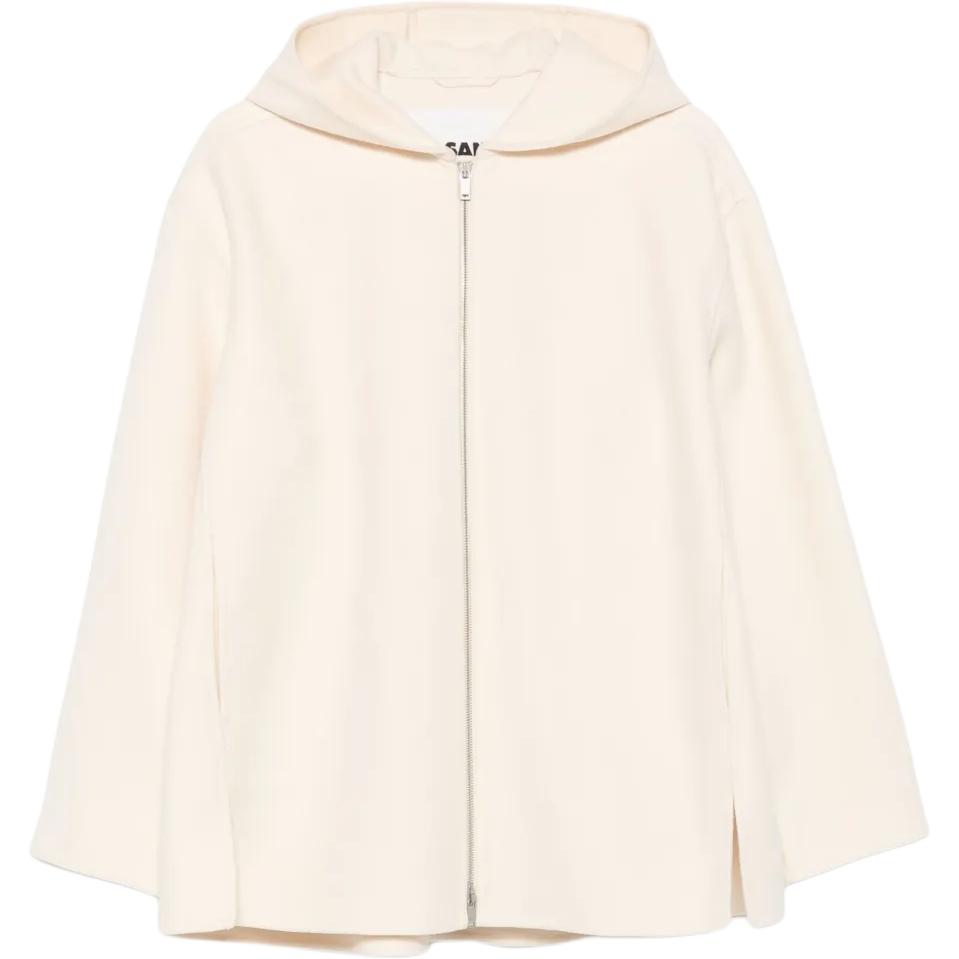 

JIL SANDER Куртка с капюшоном на молнии, Light Beige