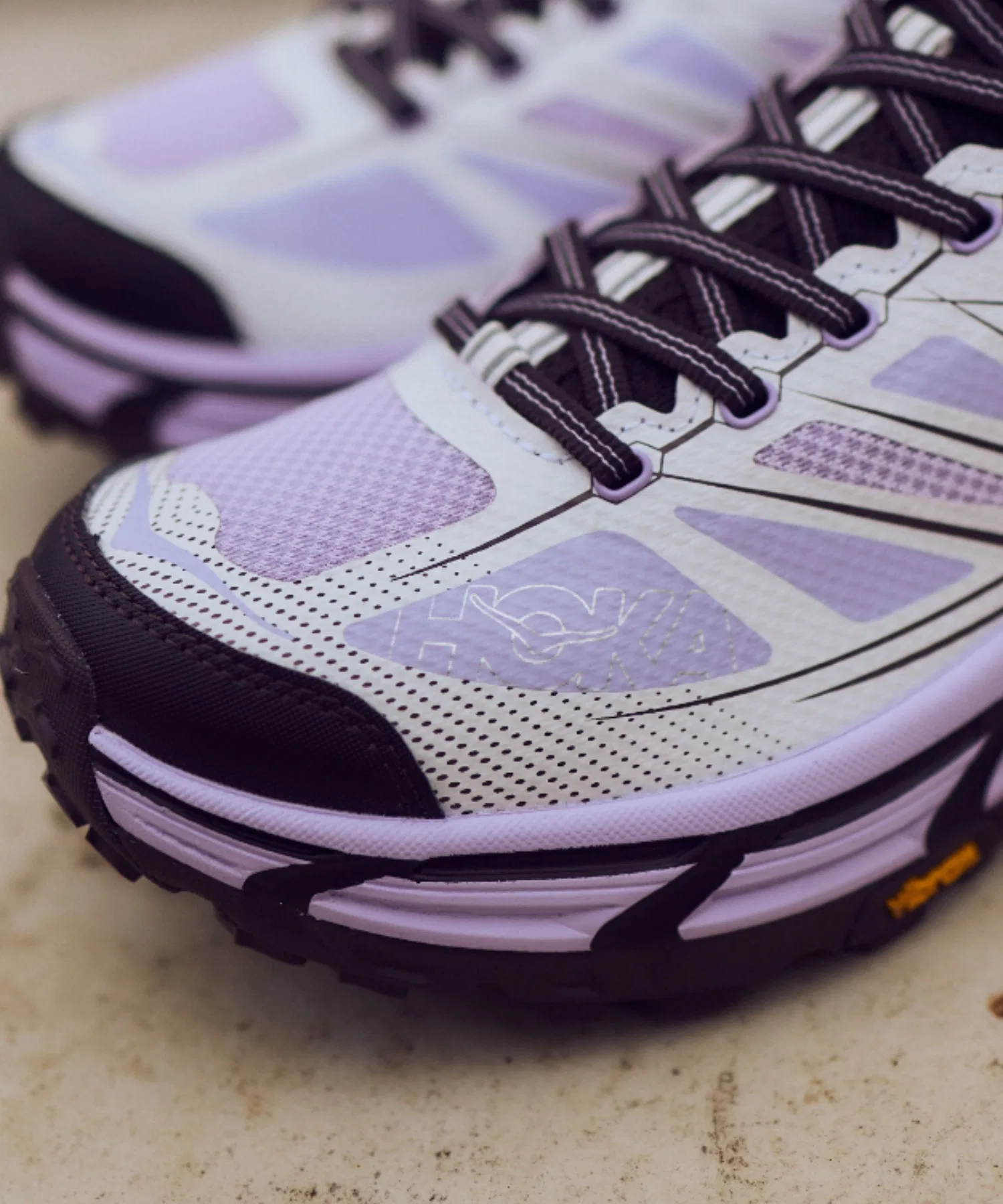 Унисекс кроссовки для трейлраннинга HOKA MAFATE SPEED 2 фиолетовые — фото 3