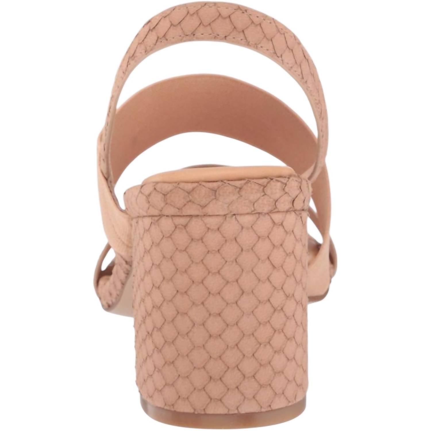 Женские босоножки на каблуке Hally2 в цвете Latte Fanci Snake Corso Como — фото 3