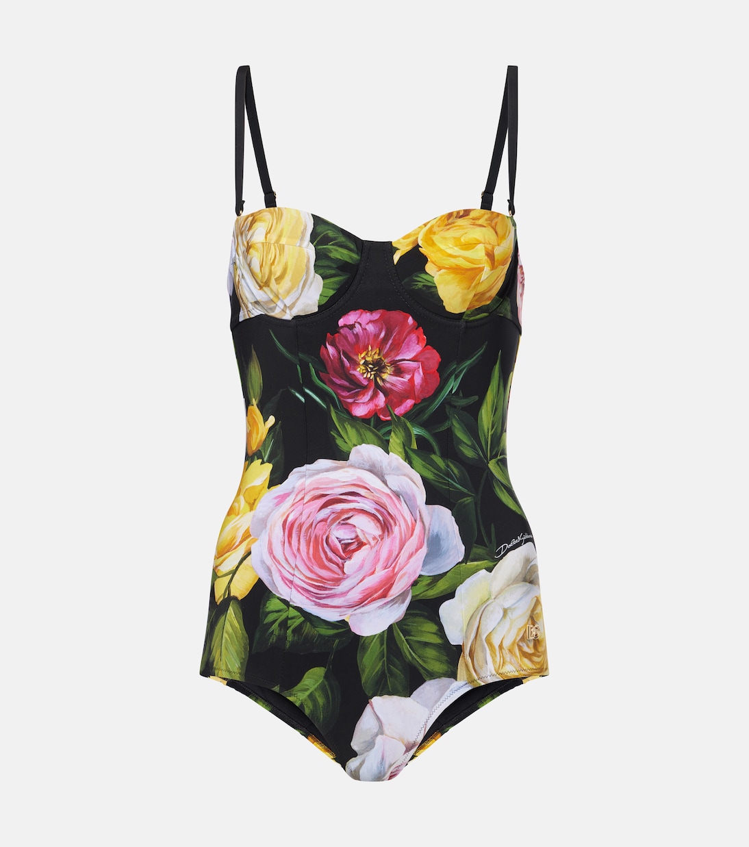 

Купальник с цветочным принтом Dolce&Gabbana, Peonie/Rose F.Nero