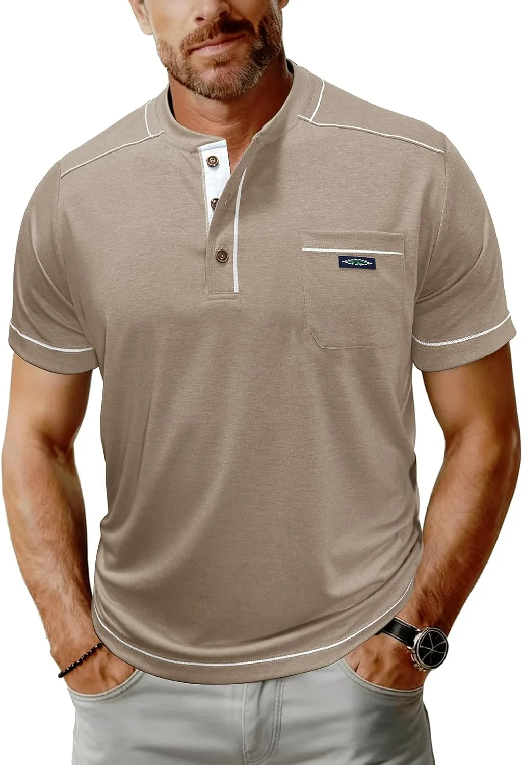 

Мужская поло с коротким рукавом, влагоотводящая, спортивная RODYETQQ