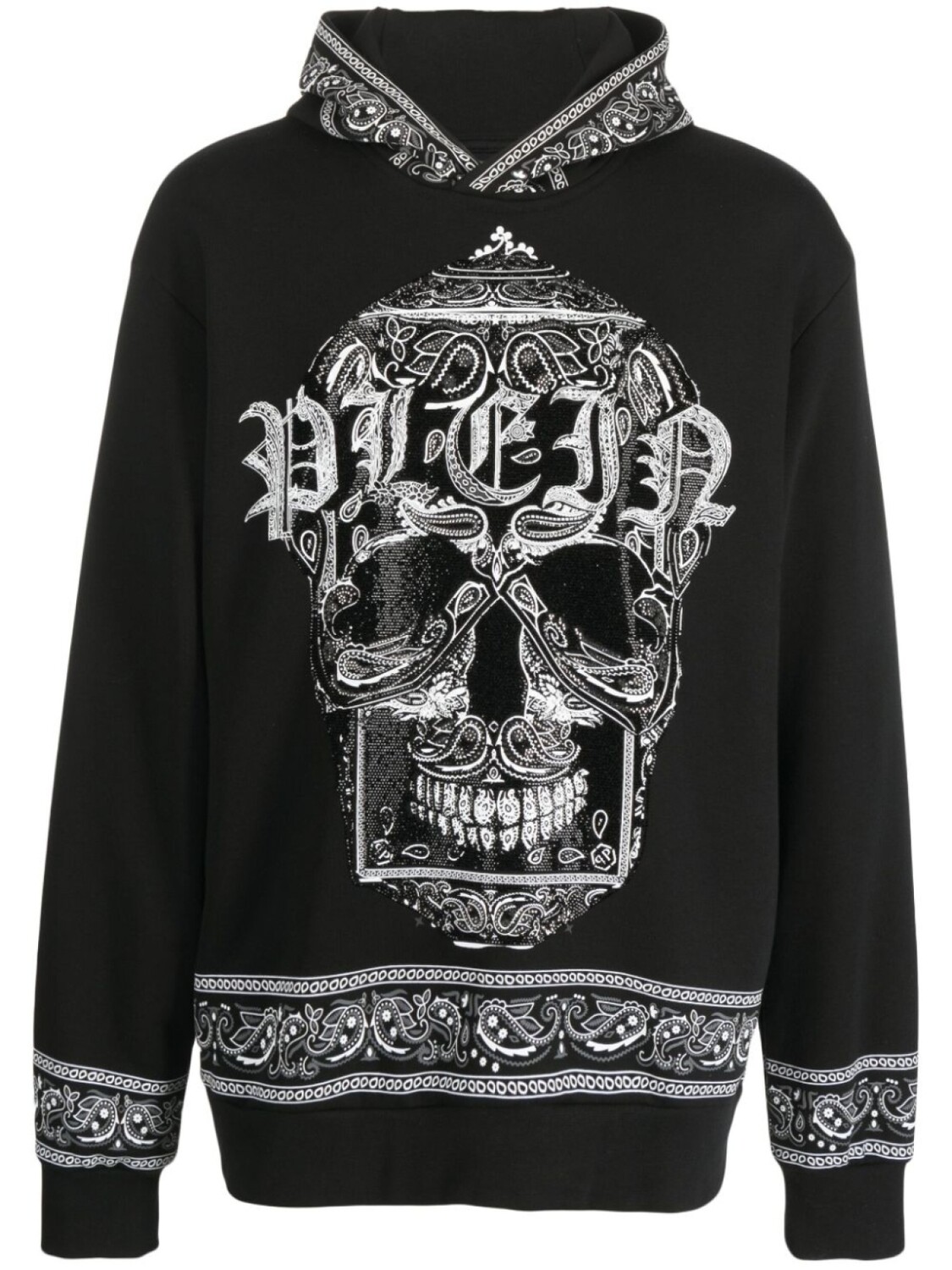 

Philipp Plein худи с принтом, черный