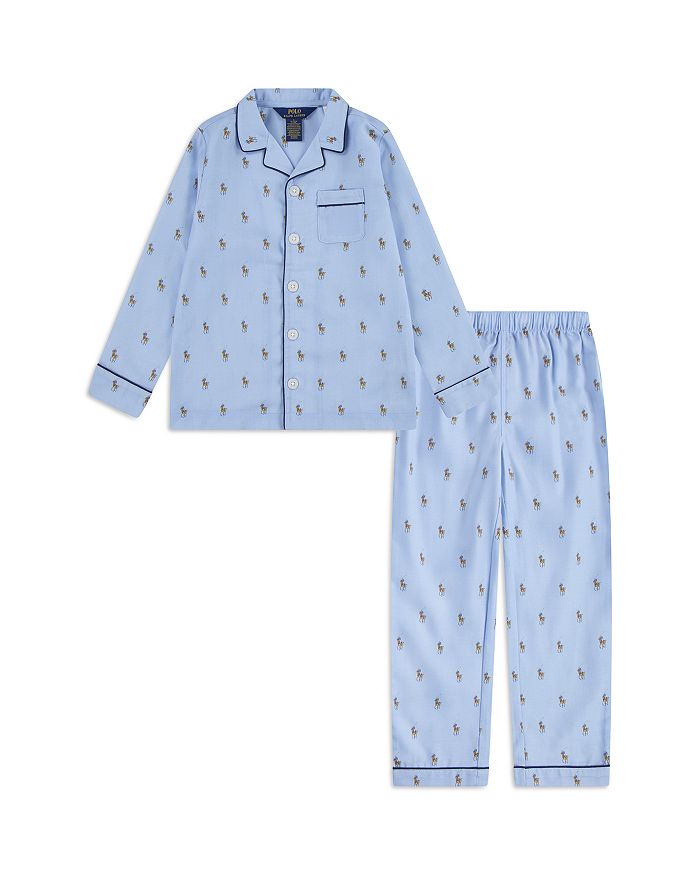 

Детский пижамный комплект в клетку - для мальчиков Polo Ralph Lauren, синий