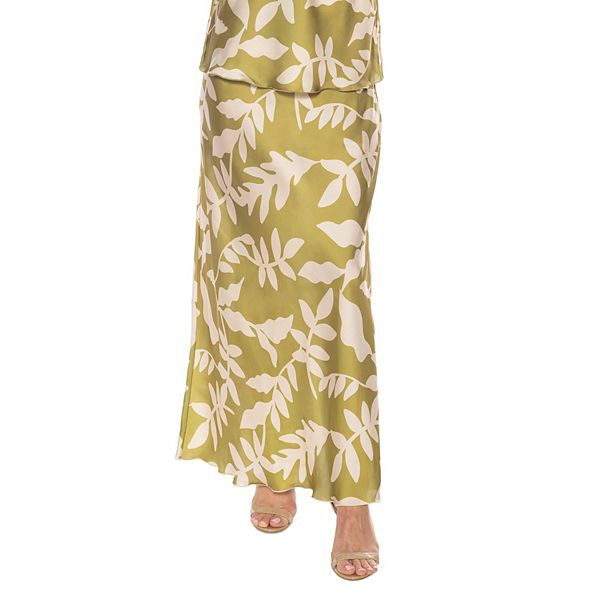 

Женская юбка макси batti из сатина Tash + Sophie