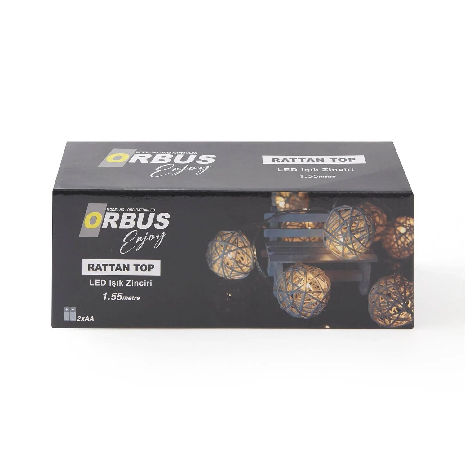 

Светодиодная цепочка Orbus Rattan Top - Бежевый - 1,55 м