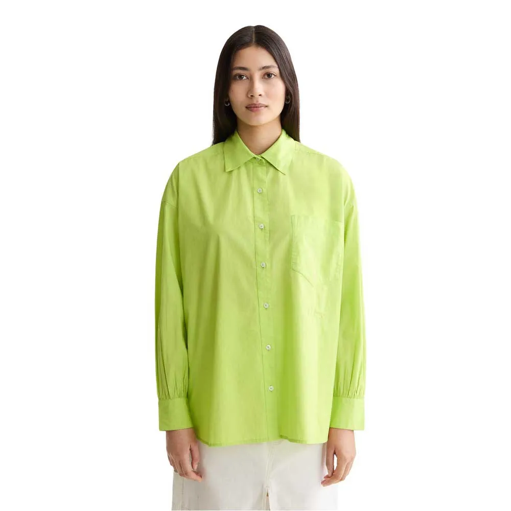

Рубашка с длинным рукавом Scotch & Soda Embroidered Girlfriend, зеленый