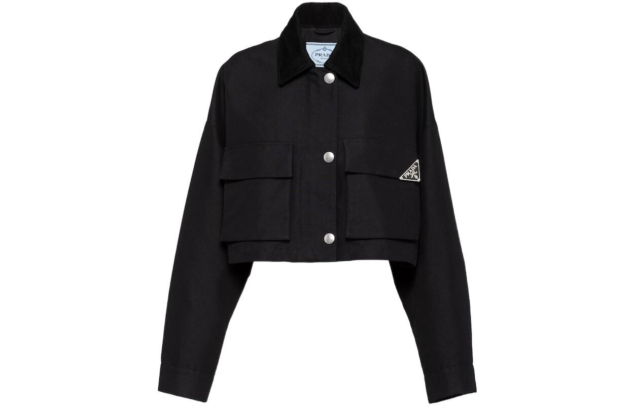 

Куртка Tech Canvas Series женская черная Prada