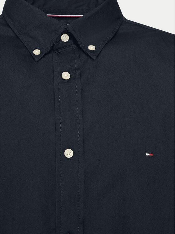 Рубашка обычного кроя Core Flex MW0MW39988 Tommy Hilfiger, синий — фото 3